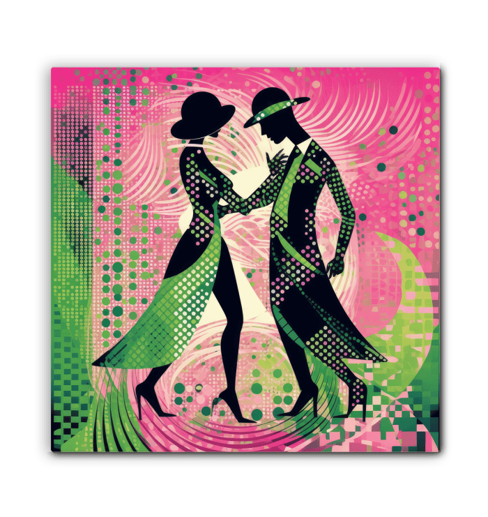 Graceful Women s Dance Flair Wrapped Canvas - Beyond T-shirts