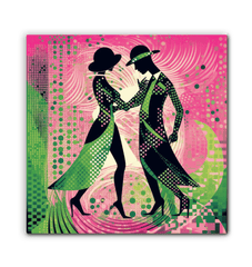 Graceful Women s Dance Flair Wrapped Canvas - Beyond T-shirts