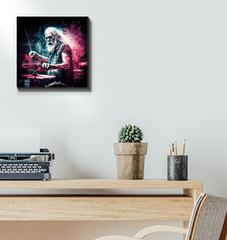 Grandfather keeps the rhythm wrapped canvas - Beyond T-shirts
