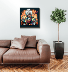 Grandma's Wild Strumming Wrapped Canvas - Beyond T-shirts