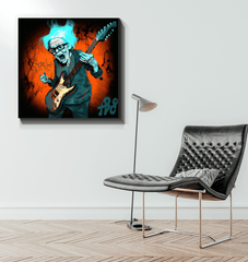 Grandmother's Melodic Madness Wrapped Canvas - Beyond T-shirts