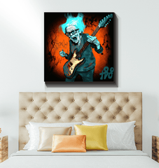 Grandmother's Melodic Madness Wrapped Canvas - Beyond T-shirts
