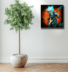 Grandmother's Melodic Madness Wrapped Canvas - Beyond T-shirts