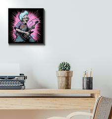 Granny shreds guitar solos wrapped canvas - Beyond T-shirts
