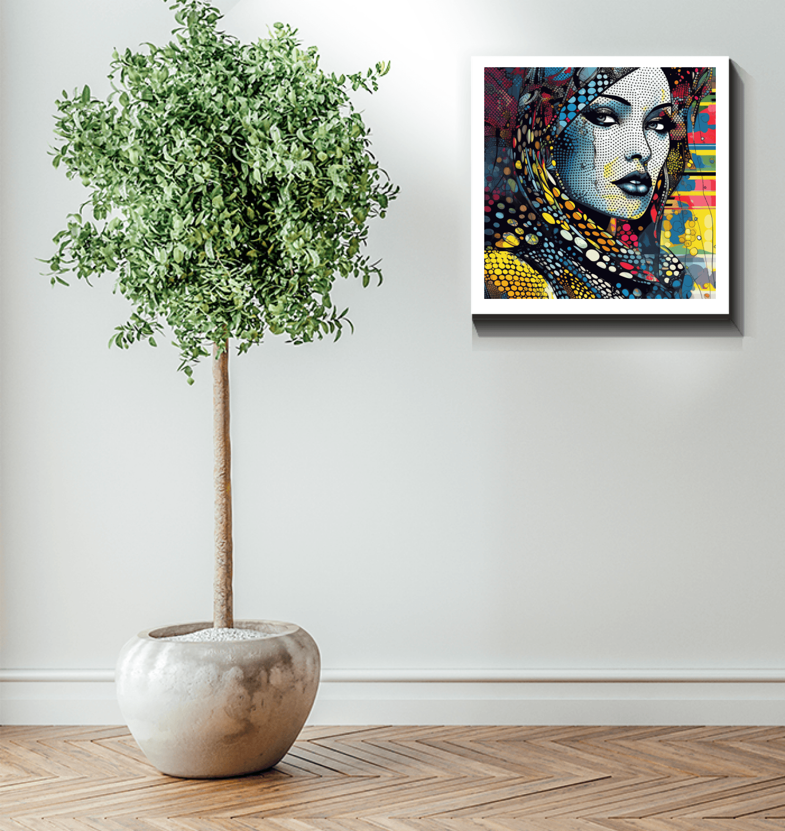 Bold and dynamic Graphic Genius art piece on high-quality canvas.