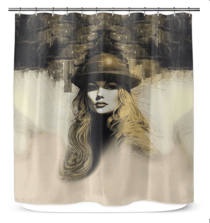 Graphic Glee Shower Curtain - Beyond T-shirts