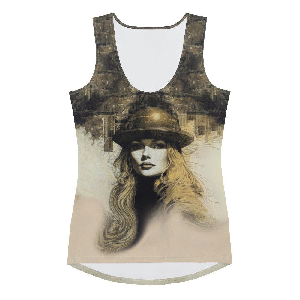 Graphic Glee Sublimation Cut & Sew Tank Top - Beyond T-shirts