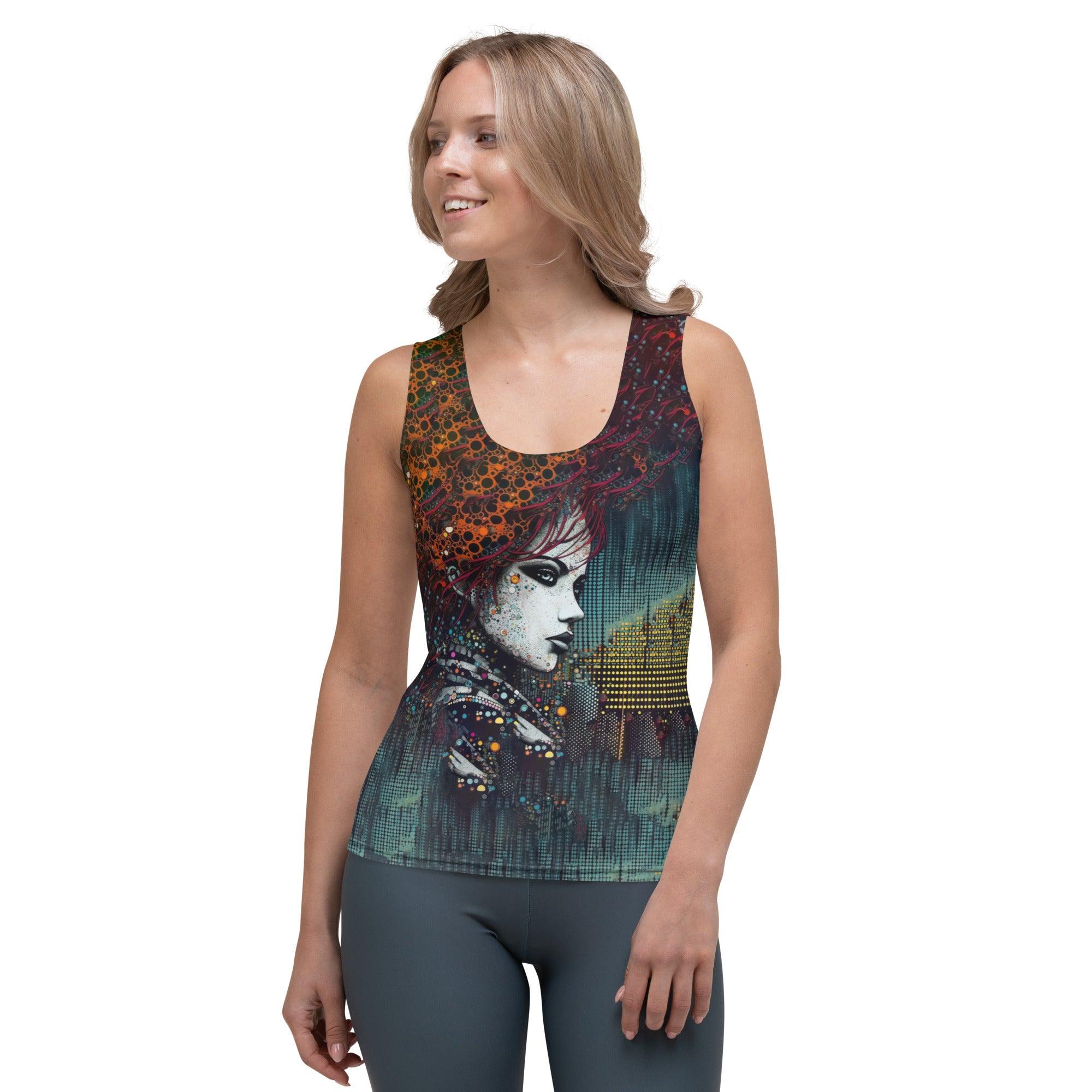 Graphic Glory Sublimation Tank Top Front View.