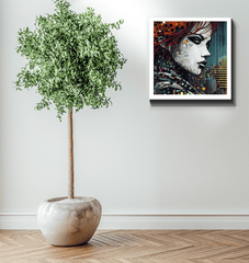 Wall art for contemporary homes - Graphic Glory Wrapped Canvas.