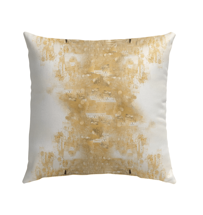 Graphic Gold Outdoor Pillow - Beyond T-shirts