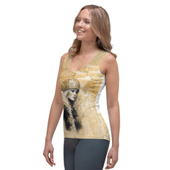 Graphic Gold Sublimation Cut & Sew Tank Top - Beyond T-shirts