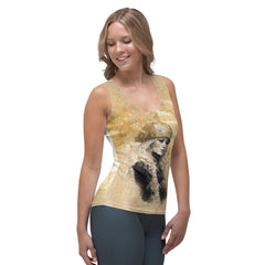 Graphic Gold Sublimation Cut & Sew Tank Top - Beyond T-shirts