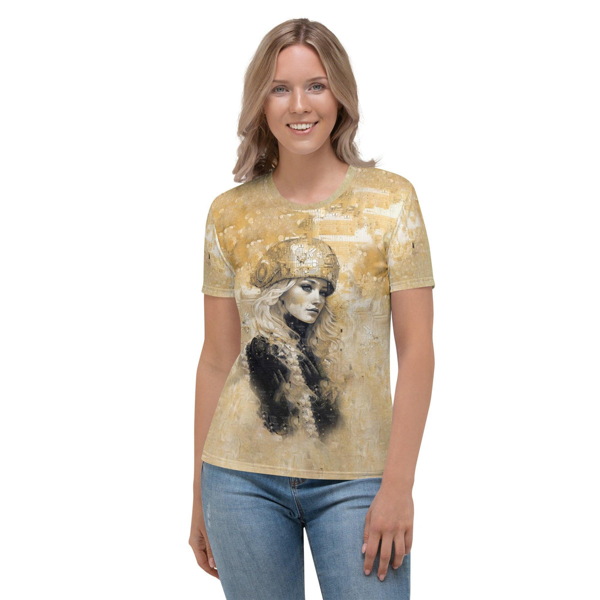 Graphic Gold Women's T-Shirt - Beyond T-shirts