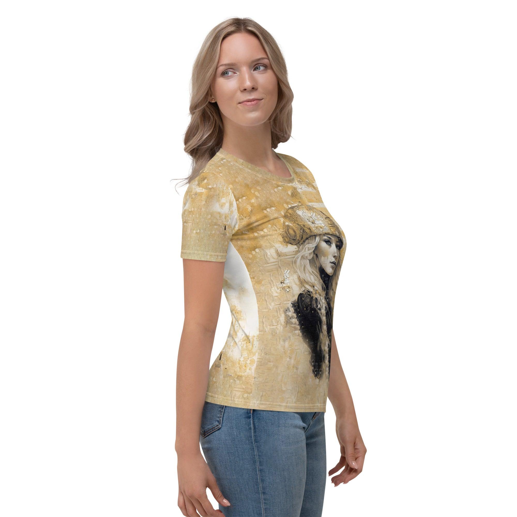 Graphic Gold Women's T-Shirt - Beyond T-shirts