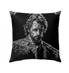 Graphic Grandeur Outdoor Pillow - Front View