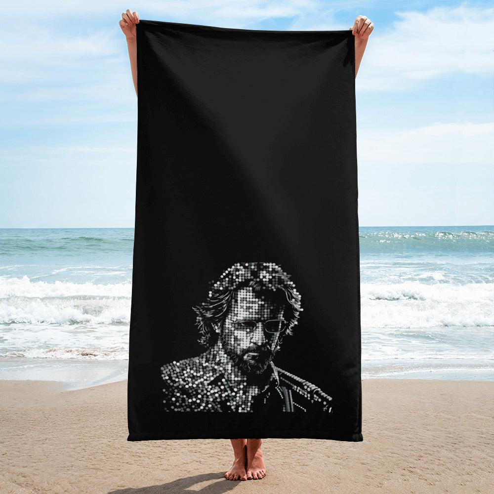 Luxury Beach Towel: Graphic Grandeur Design