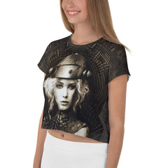 Graphic Greatness All-Over Print Crop Tee - Beyond T-shirts