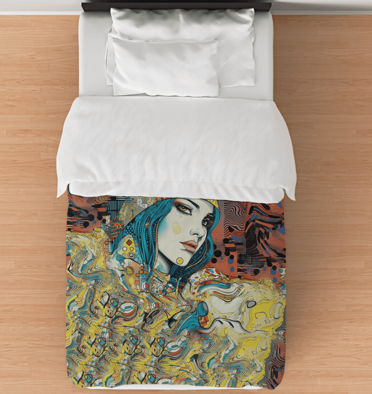 Graphic Greatness II Comforter Twin Size - Abstract Design.