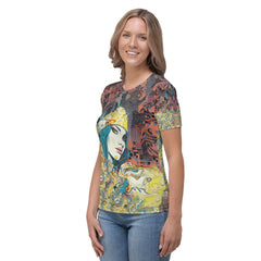 Graphic Greatness II Women's T-shirt on model.