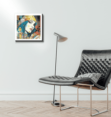 Bright and colorful Graphic Greatness II artwork in a gallery wall arrangement.