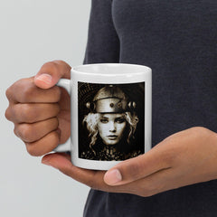 Graphic Greatness White Glossy Mug Guard 1L top view