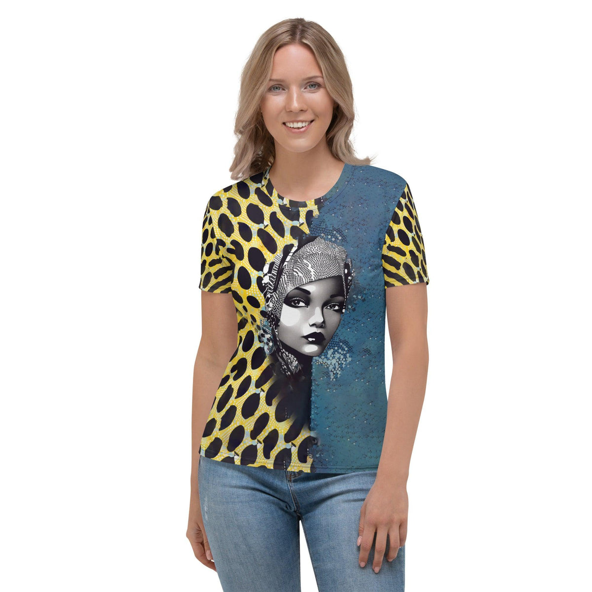 Graphic Guru women's t-shirt front view.