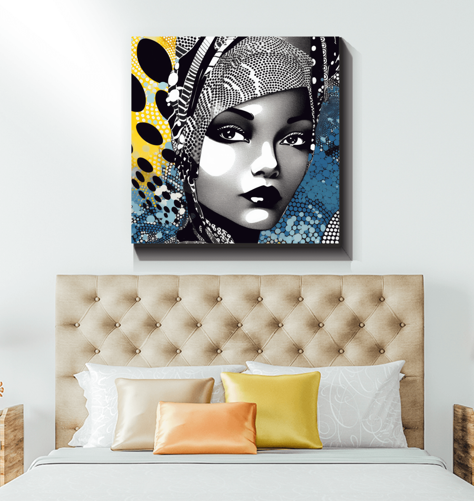Inspirational Graphic Guru art on canvas for a creative touch.