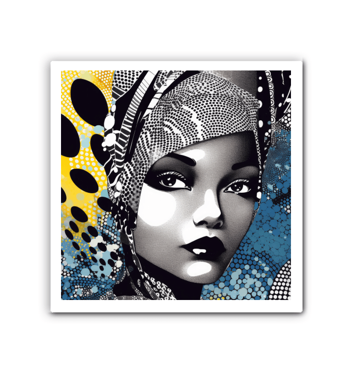 Contemporary Graphic Guru canvas for office decor.