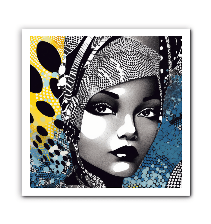 Graphic Guru art piece on high-quality wrapped canvas.