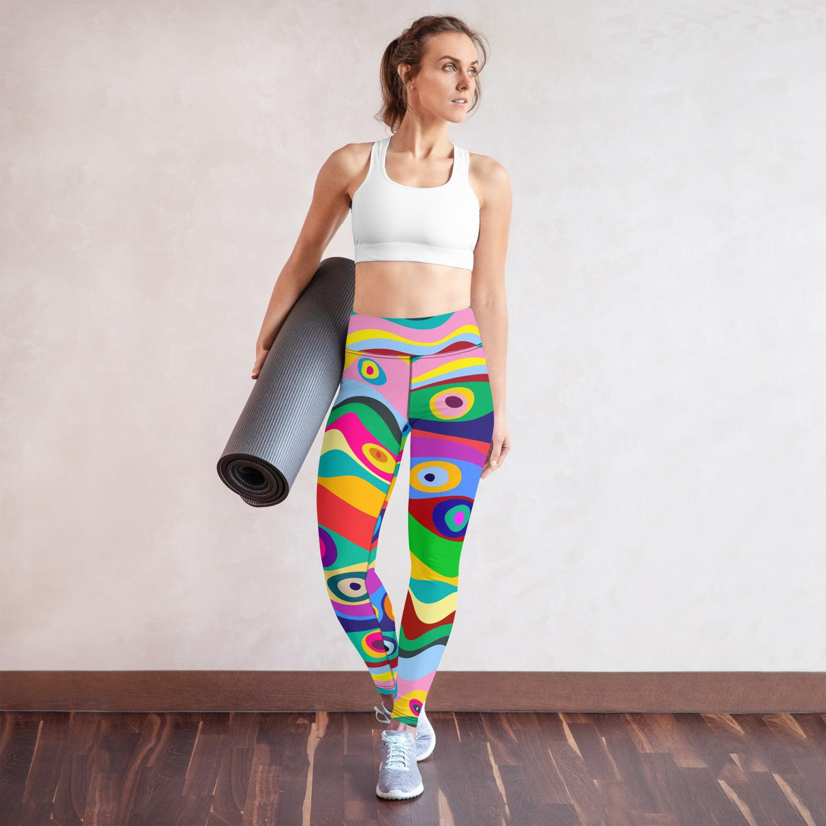 Groovy Dots Yoga Leggings - Beyond T-shirts