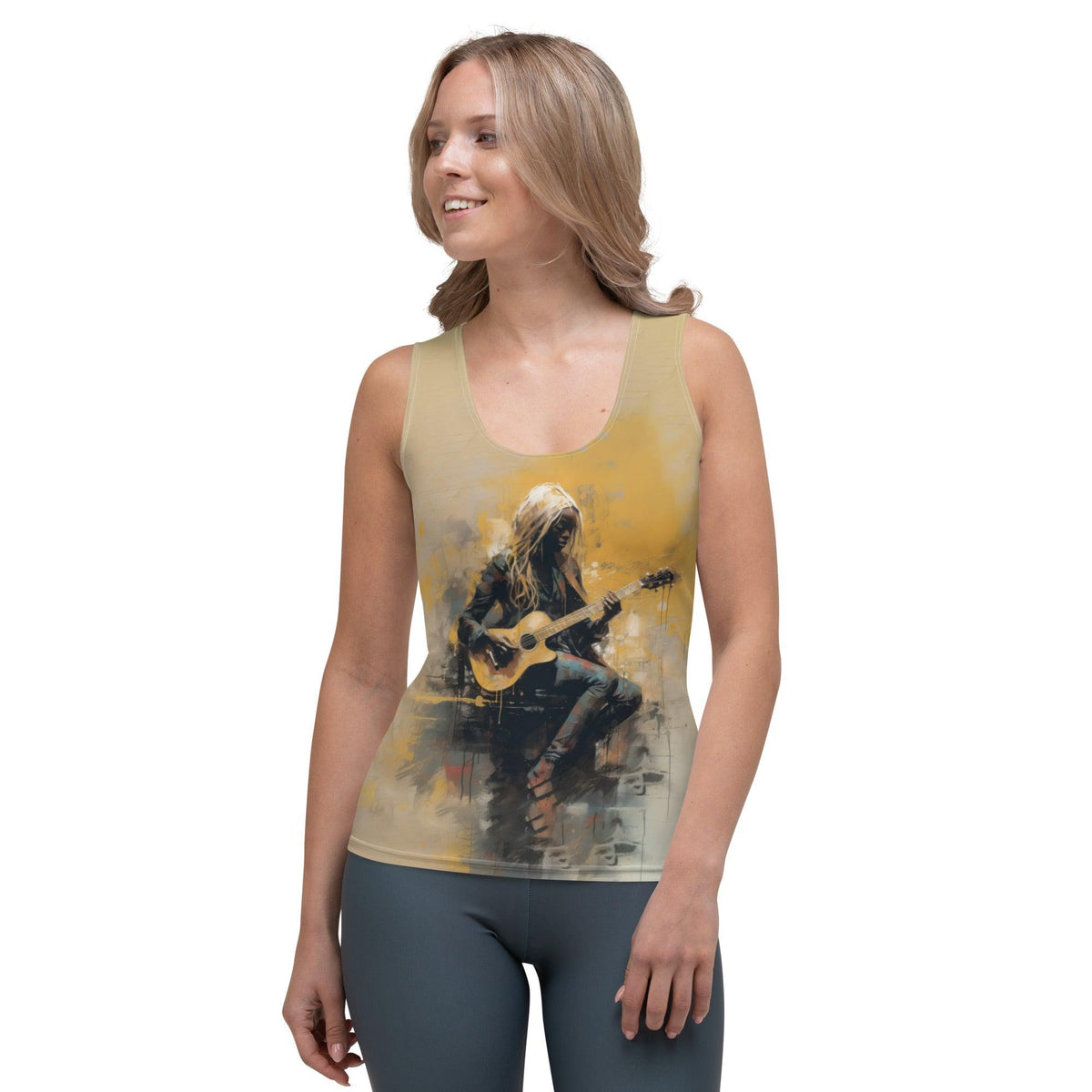 Groovy Textures Sublimation Cut & Sew Tank Top - Beyond T-shirts