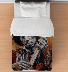 Guitar Adds Soul To Music Duvet Cover - Beyond T-shirts