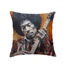 Guitar Adds Soul To Music Indoor Pillow - Beyond T-shirts