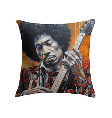 Guitar Adds Soul To Music Indoor Pillow - Beyond T-shirts
