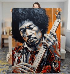 Guitar Adds Soul To Music Sherpa Blanket - Beyond T-shirts