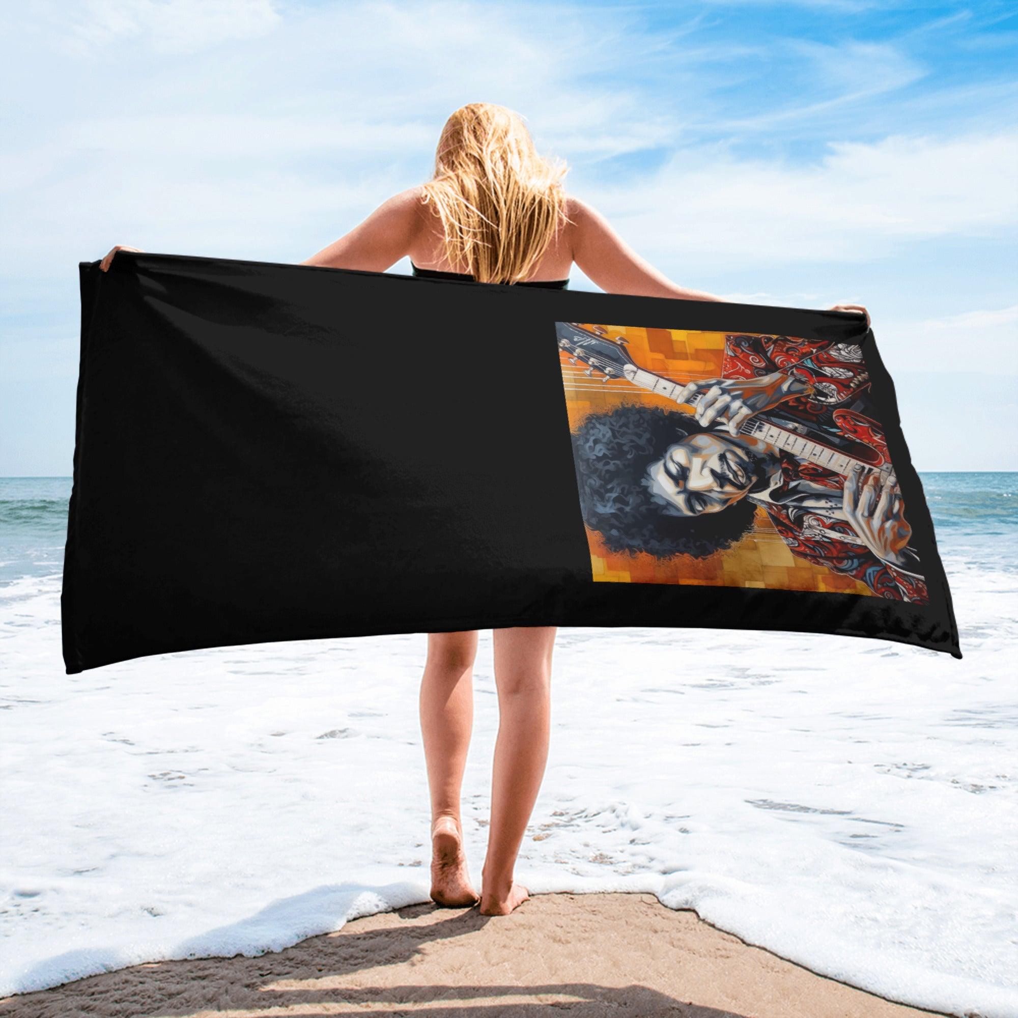 Guitar Adds Soul To Music Towel - Beyond T-shirts