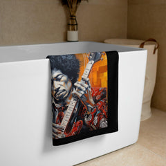 Guitar Adds Soul To Music Towel - Beyond T-shirts