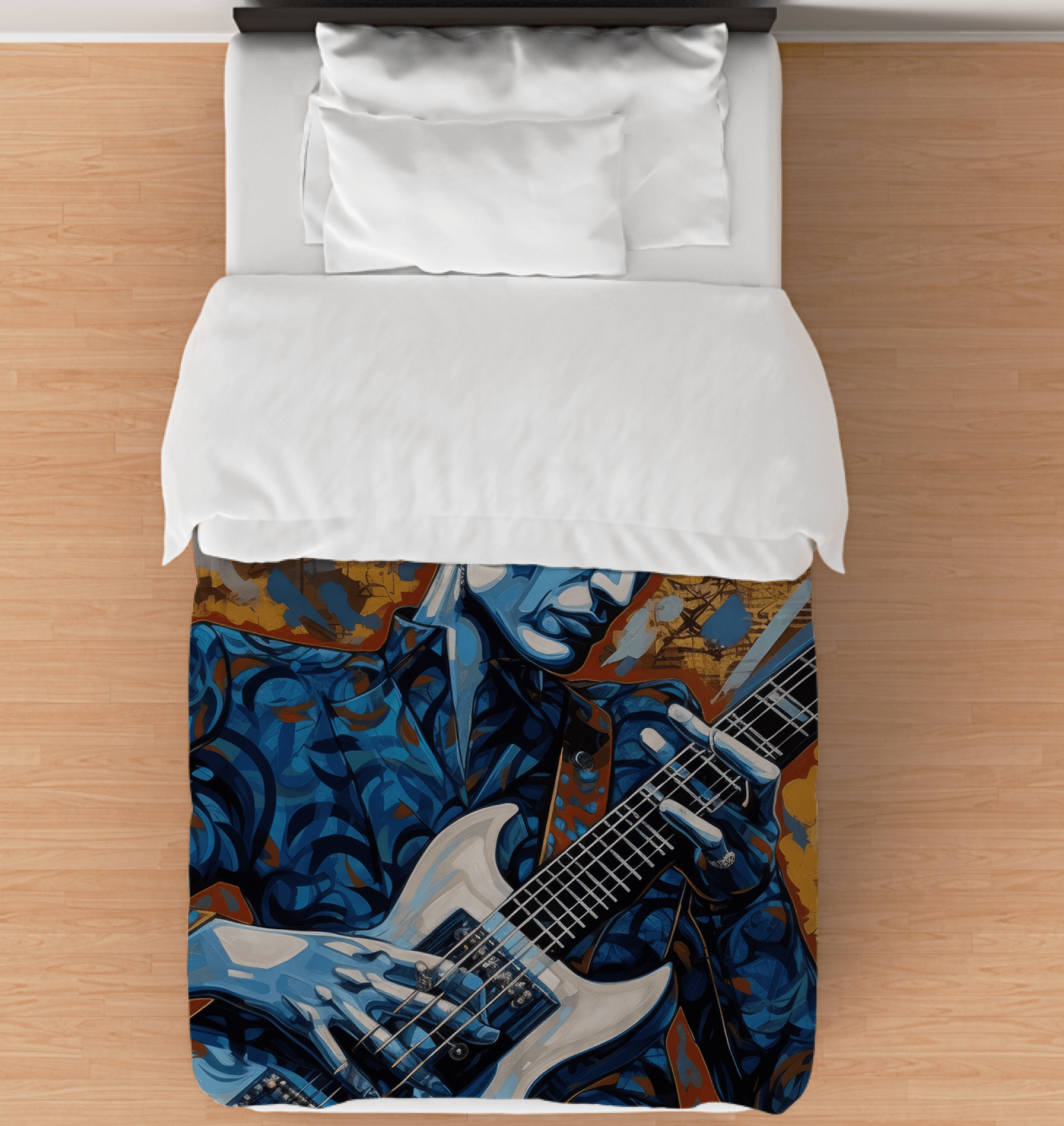 Guitar Express Emotions Duvet Cover - Beyond T-shirts