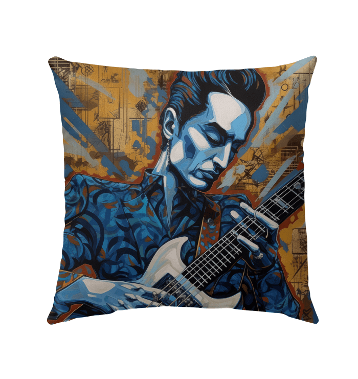 Guitar Express Emotions Outdoor Pillow - Beyond T-shirts