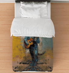 Guitar Groove Comforter - Twin - Beyond T-shirts