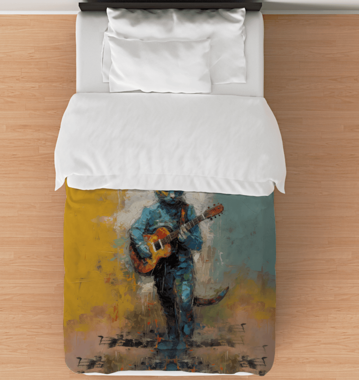 Guitar Groove Duvet Cover - Beyond T-shirts