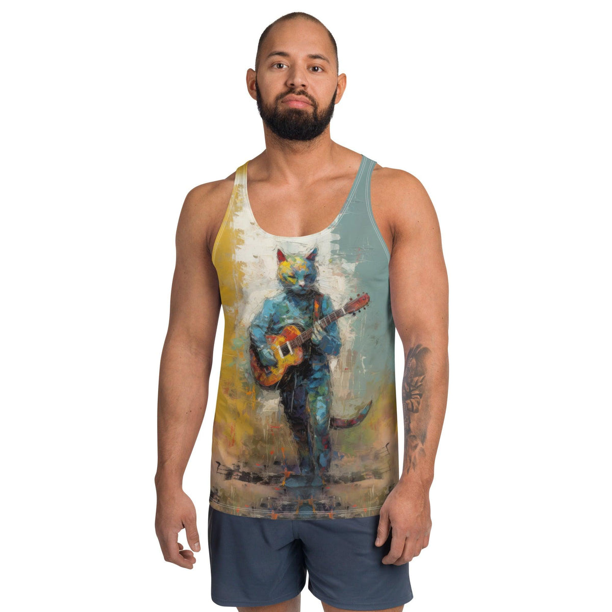 Guitar Groove Men's Tank Top - Beyond T-shirts