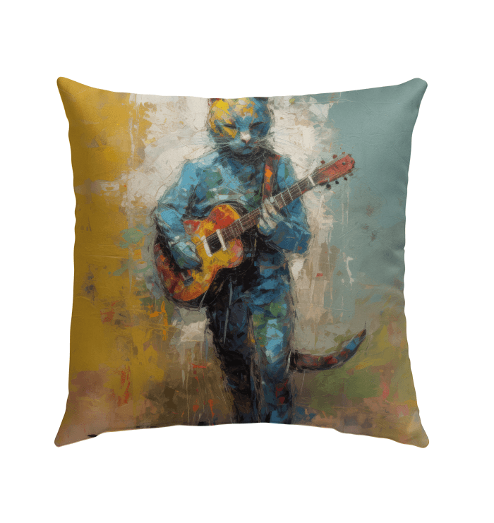 Guitar Groove Outdoor Pillow - Beyond T-shirts
