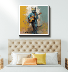 Guitar Groove Wrapped Canvas - Beyond T-shirts