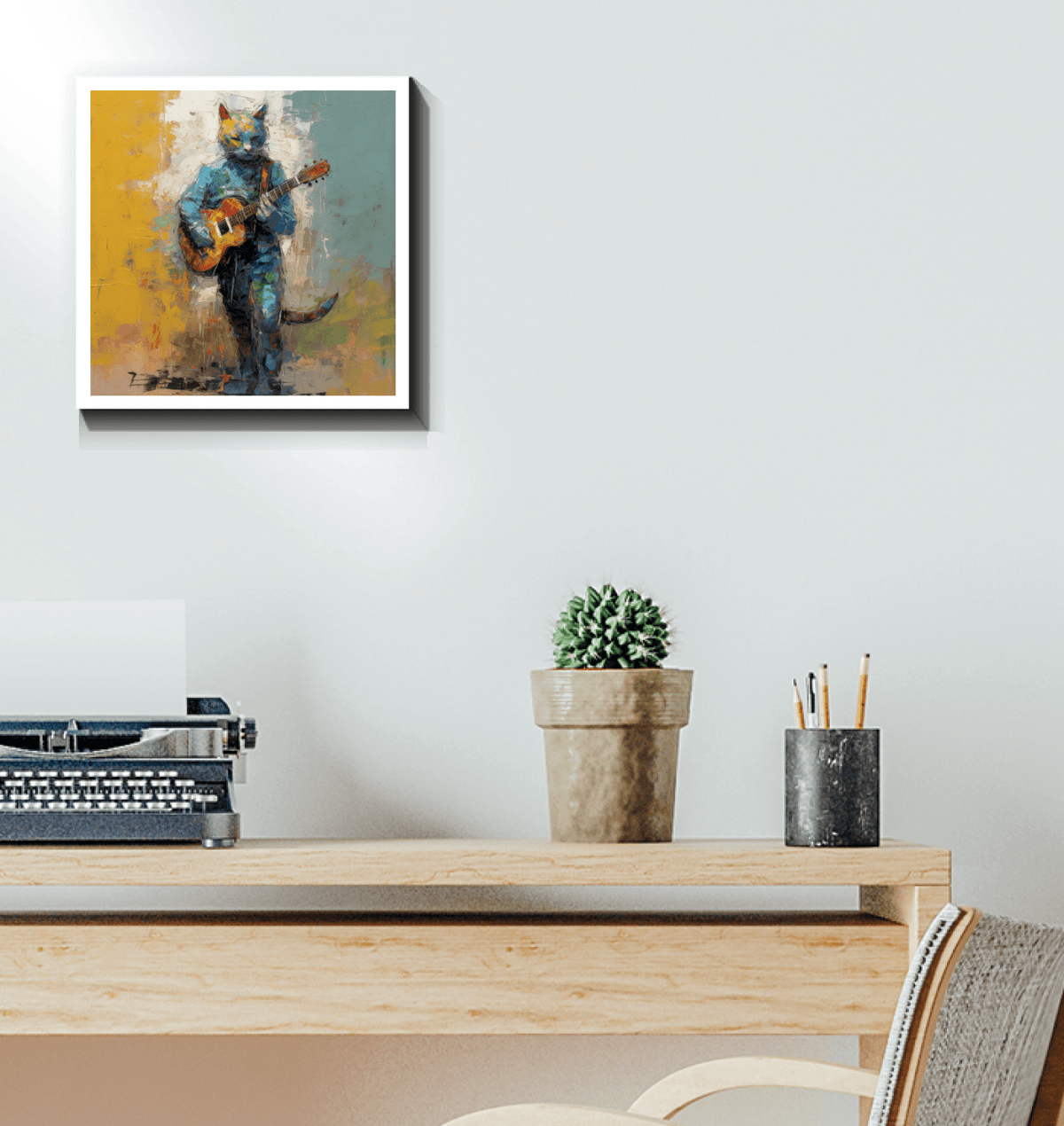 Guitar Groove Wrapped Canvas - Beyond T-shirts