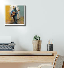 Guitar Groove Wrapped Canvas - Beyond T-shirts