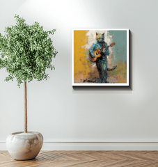 Guitar Groove Wrapped Canvas - Beyond T-shirts