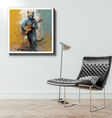 Guitar Groove Wrapped Canvas - Beyond T-shirts