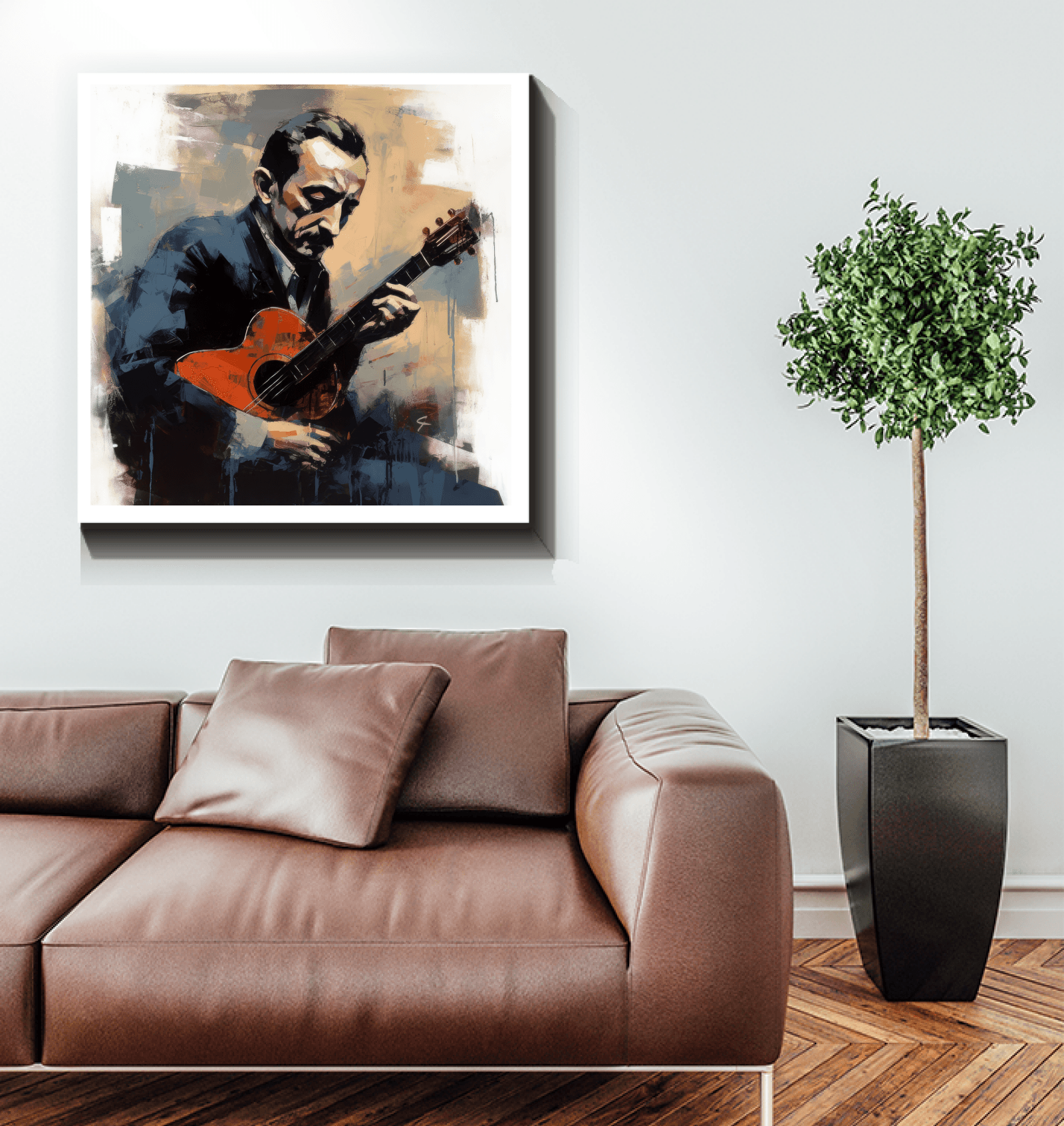 Guitar Guru Wrapped Canvas - Beyond T-shirts