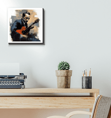 Guitar Guru Wrapped Canvas - Beyond T-shirts